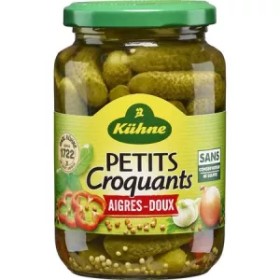 190g Kuhne Extra Fine Gherkins