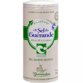 Sal de Guérande Molida 100% Natural, 250g - LE GUÉRANDAIS