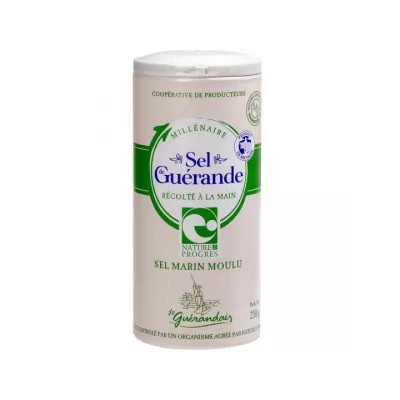 Sel Moulu de Guérande 100% Naturel, 250g - LE GUÉRANDAIS