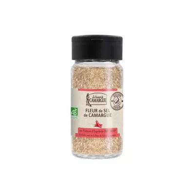 Organic Espelette Pepper Fleur de Sel 80g - The Camargue Saltworks