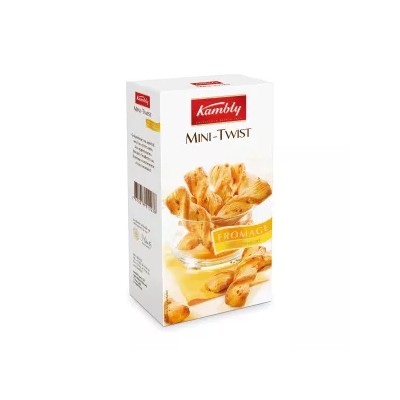 Mini Twist Cheese Appetizer Biscuits 115g - KAMBLY