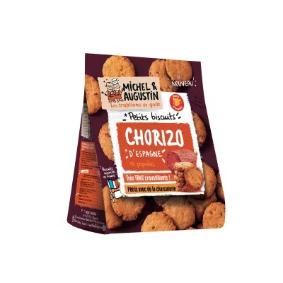 Galletas de Chorizo ​​y Pimentón, 90 g - MICHEL ET AUGUSTIN