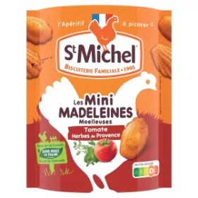 Mini madeleine moelleuse tomate herbes de Provence 100g - ST MICHEL