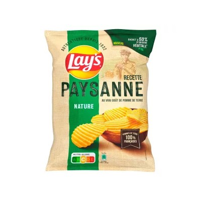 Plain Country-Style Potato Chips 155g - LAY'S