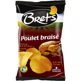 Chips poulet braisé 125g - BRET'S