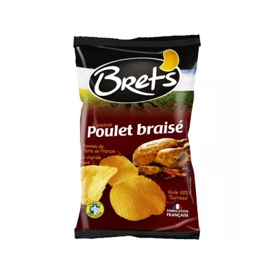 Braised Chicken Chips 125g - BRET'S