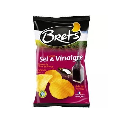 Patatas Fritas con Sal y Vinagre 125 g - BRET'S