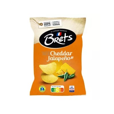 Chips de Cheddar y Jalapeño 125 g - BRET's