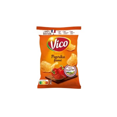Smoked Paprika Flavored Chips 125g - VICO