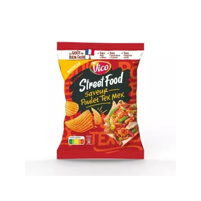 Tex-Mex Chicken Street Food Chips 120g - VICO
