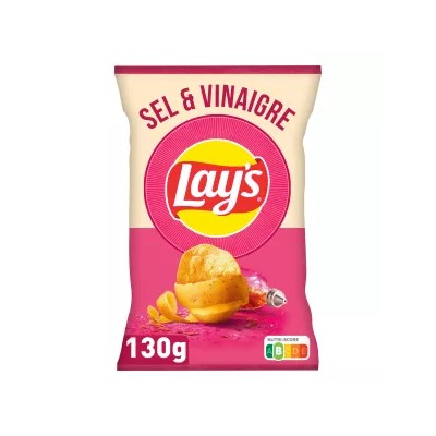 Salt and Vinegar Chips 130g - LAYS