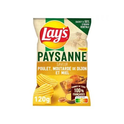 Country Style Chicken, Dijon Mustard & Honey Chips 120g - Lay's
