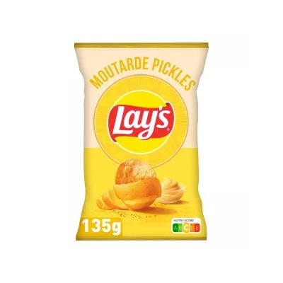 Chips moutarde pickles 135g - LAYS