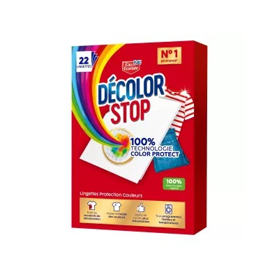 Lingettes Décolorations Protection Couleur x22 - DECOLOR STOP