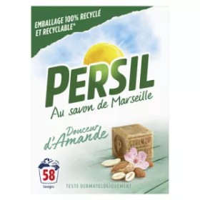 Lessive en Poudre Douceur d'Amande 58lavages - PERSIL