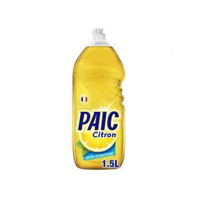Líquido lavavajillas Paic Super Desengrasante Limón 1,5 L