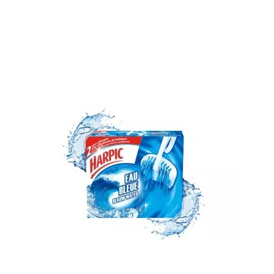 Bloque de agua azul con disco fresco para inodoro de pato, 2 x 6 pulgadas