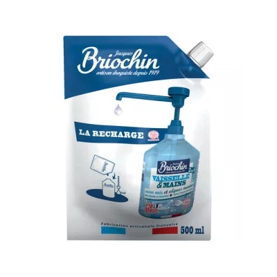 Jabón negro para lavavajillas y manos, 500 ml - Briochin