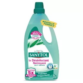 Nettoyant Ménager Désinfectant Multi-Surfaces Désinfectant Eucalyptus 1L - SANYTOL