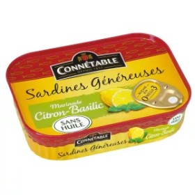 Connétable Lemon-Flavored Sardines, 140g