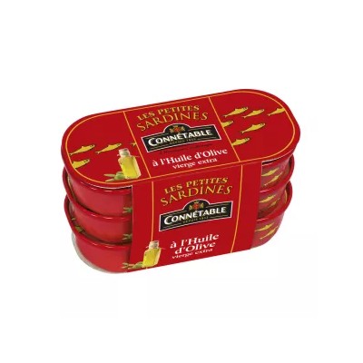 Sardines in Extra Virgin Olive Oil, 169g - CONNÉTABLE