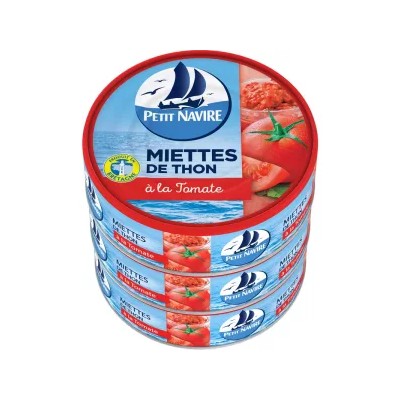 Tuna Flakes in Tomato Sauce, 3 x 52g - PETIT NAVIRE