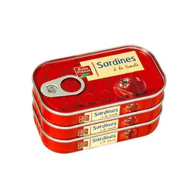 Sardines in Tomato Sauce 3x69g - BELLE FRANCE