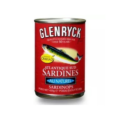 Sardinas en Agua Natural 400 g - GLENRYCK