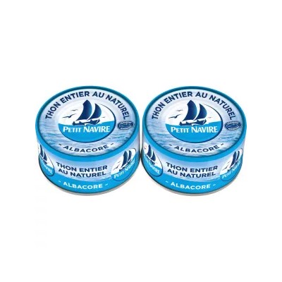 Whole Albacore Tuna in Brine, 190g - PETIT NAVIRE