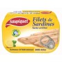 Boneless Sardine Fillets with Lemon and Basil, 100g - SAUPIQUET