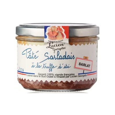 Paté al estilo Sarlat con Trufa de Verano - Sarlat - 200 g 220 g - LUCIEN GEORGELIN