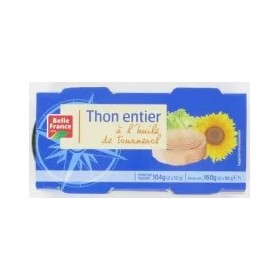 Miettes De Thon Huile De Tournesol 2x80g - BELLE FRANCE