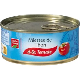 Copos de Atún con Tomate 160 g - BELLE FRANCE