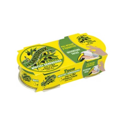 Lascas de Atún con un Chorro de Aceite de Oliva 2x65g - THE SAVORY