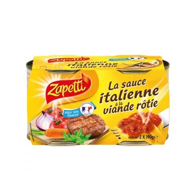 Salsa Italiana para Carne Asada 2 x 190 g - ZAPETTI