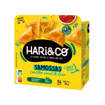 Samosas de Lentejas Rojas y Más