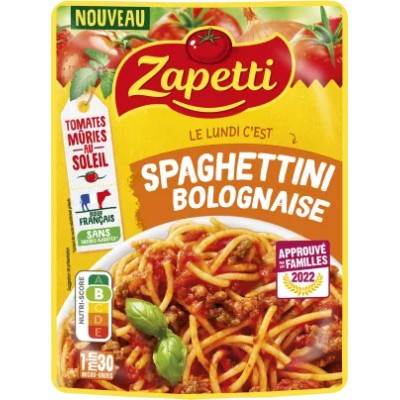 Espaguetis a la boloñesa, 300 g - ZAPETTI