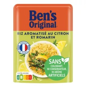 Riz Micro-ondes Express Citron & Romarin 220g - Ben's Original