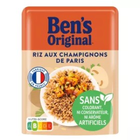 Riz Micro-ondes Express Aux Champignons De Paris 220g - Ben's Original