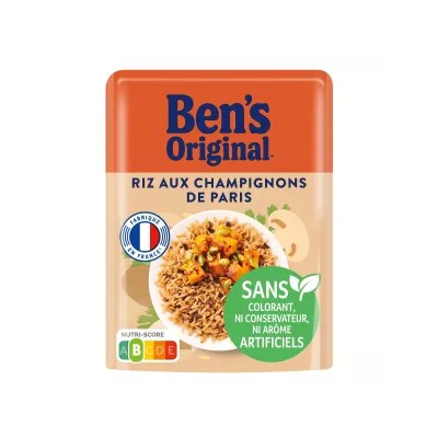 Arroz Ben's Original para Microondas Express con Champiñones 220 g
