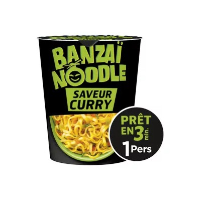 Banzai Noodle Saveur Curry 67g