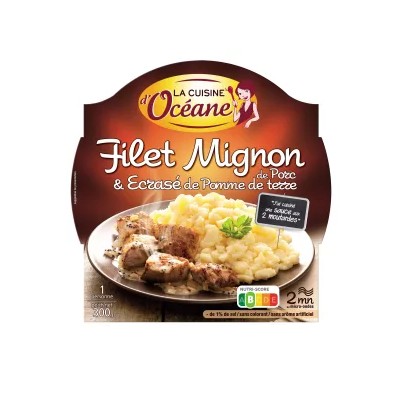 Pork Tenderloin and Mashed Potatoes, 300g - LA CUISINE D'OCÉANE