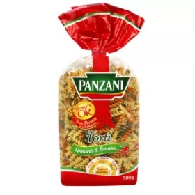 Spinach and Tomato Torti Pasta, 500g - PANZANI