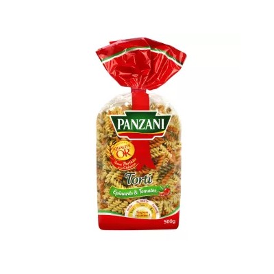 Spinach and Tomato Torti Pasta, 500g - PANZANI