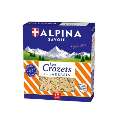 Pasta de Crozets de Trigo Sarraceno, 400 g - ALPINA SAVOIE