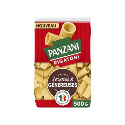 Pasta Rigatoni Firme y Contundente 500 g - PANZANI