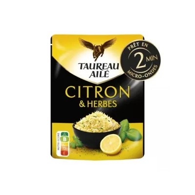 Arroz Basmati con Limón EXPRESS 220 g - TAUREAU AILE