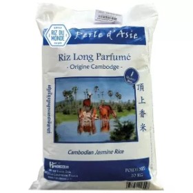 Cambodian Fragrant Rice Pearl of Asia Antelope 20kg - WORLD RICE
