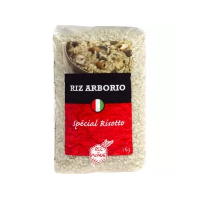 Arroz Risotto Arborio 1kg - ARROZ MUNDIAL
