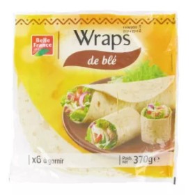 6 Wraps De Blé 370g - BELLE FRANCE